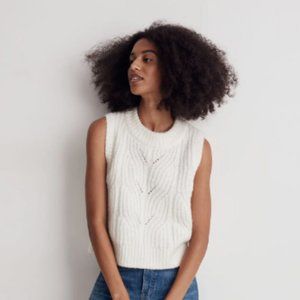 MADEWELL (NWT!) Knowe Pointelle Sweater Vest